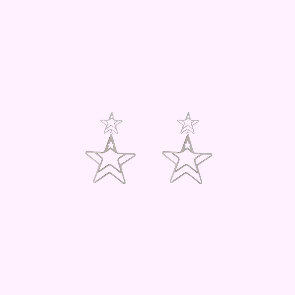 Radiant Star Earring - Silver