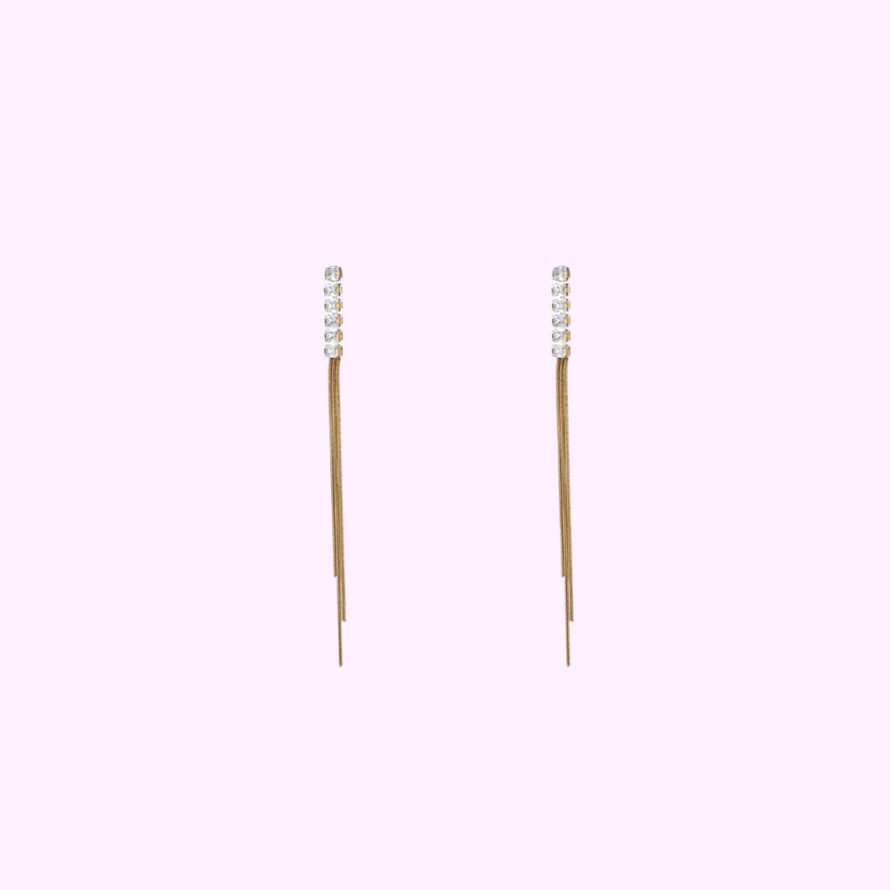 Sparkle Duo Earring - Gold