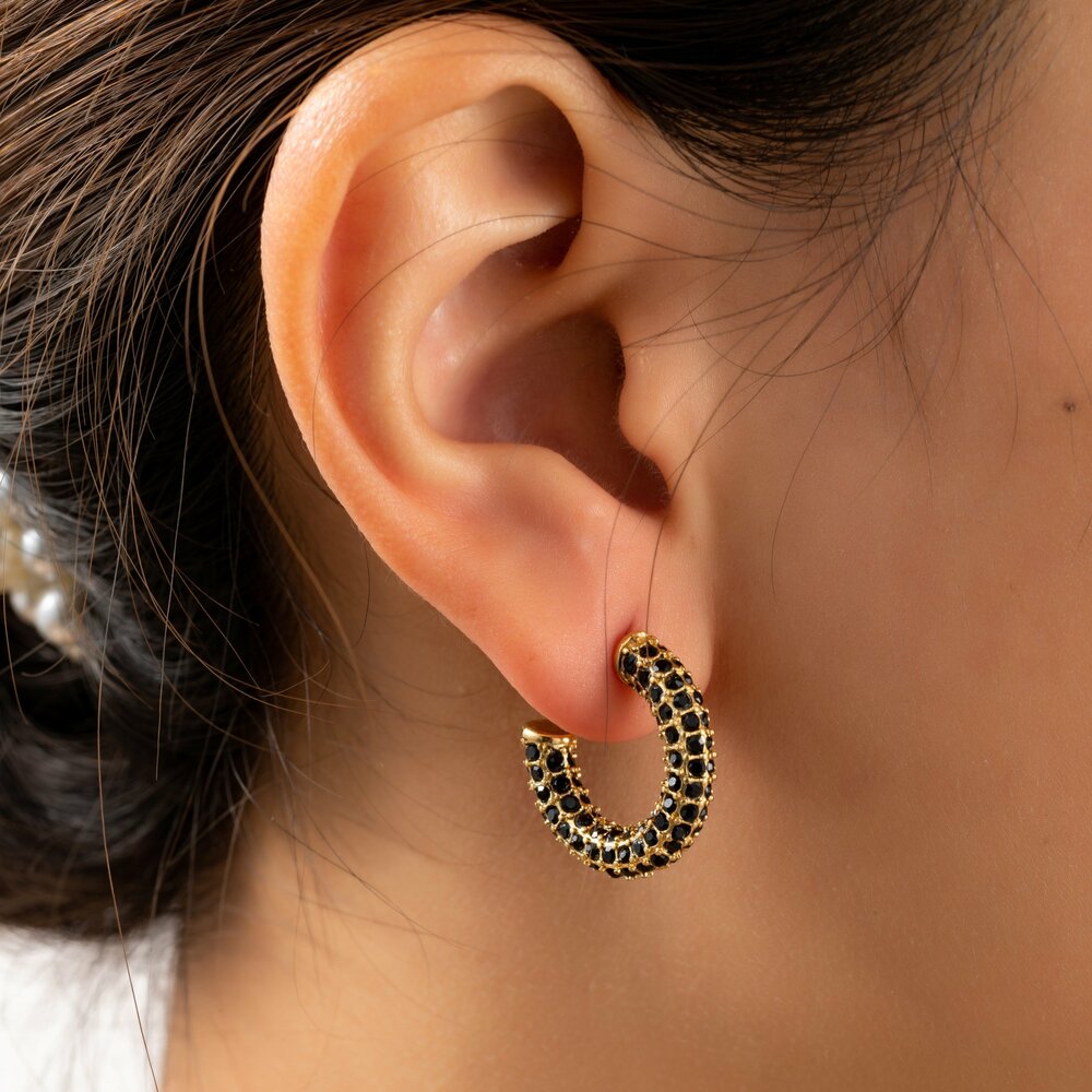 Shimmer Circle - Black