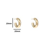 Chunky Hoops - Gold