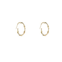 Twisted Hoops - Gold