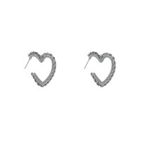 Braided Hearts - Silver