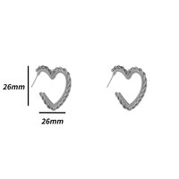 Braided Hearts - Silver
