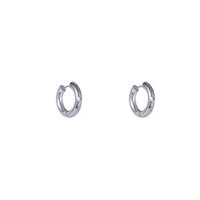 Sparkle Hoops - Silver