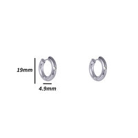 Sparkle Hoops - Silver