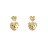 Puffy Hearts - Gold