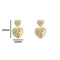 Puffy Hearts - Gold