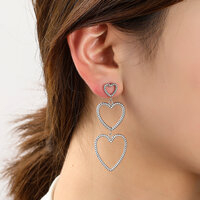 Triple Hearts - Silver