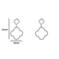 Clover Charms - Silver