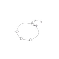 Clover Charm Bracelet - Silver