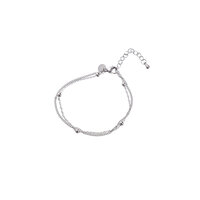 Double Chain Bracelet - Silver