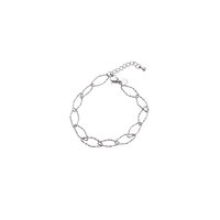 Twisted Links Bracelet - Silver