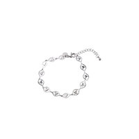 Hearts in Bloom Bracelet - Silver