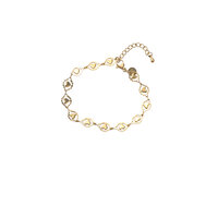 Hearts in Bloom Bracelet - Gold