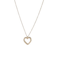 Braided Heart Necklace - Gold