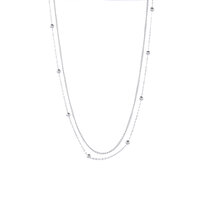 Layered Necklace - Silver