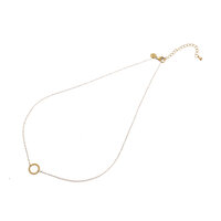 Minimal Circle Necklace - Gold