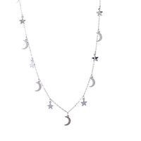 Celestial Charms Necklace - Silver