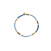 Eclipse Beads Bracelet - Blue