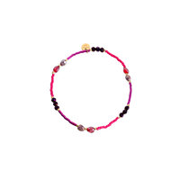 Aura Beads Bracelet - Purple and Pink