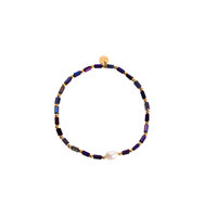 Solstice Beads Bracelet - Purple and Pink