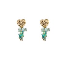Heart Bunch - Gold and Green