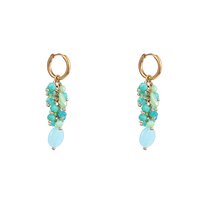 Summer Bunch Hoop - Gold and Green
