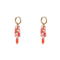 Summer Bunch Hoop - Gold and Red