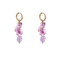 Summer Bunch Hoop - Gold and Purple