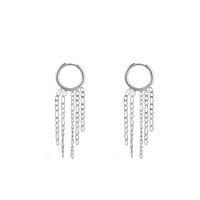 Hoop + 5 chains - Silver