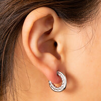 Cute Hoop - Silver