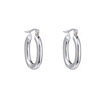 Bold Hoops - Silver