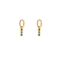 3 in a row Hoop - Gold and Blue