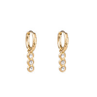 3 in a row Hoop - Gold