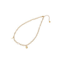 Locked in Love Necklace - Gold