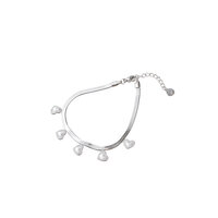 Shell Heart Bracelet &ndash; Silver