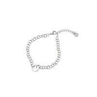 Circle Link Bracelet &ndash; Silver