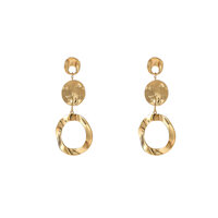 Organic Circle Drops &ndash; Gold