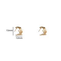 Bloom Hoops &ndash; Gold
