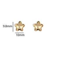 Star Studs &ndash; Gold