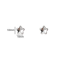 Star Studs &ndash; Silver