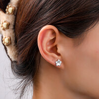 Star Studs &ndash; Silver