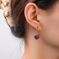 Flora Hoops &ndash; Purple