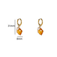 Flora Hoops &ndash; Orange