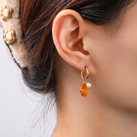Flora Hoops &ndash; Orange