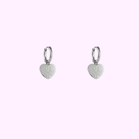 Heartfelt Hoops - Silver