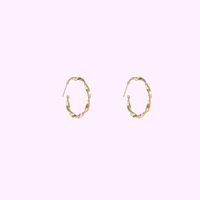 Twisted Hoops - Gold