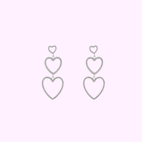 Triple Hearts - Silver