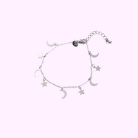 Celestial Charms Bracelet - Silver
