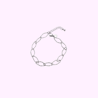 Twisted Links Bracelet - Silver